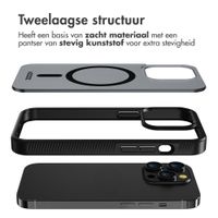 Accezz Rugged Frosted MagSafe Backcover Apple iPhone 14 Pro - Zwart
