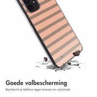 imoshion Design hoesje Samsung Galaxy A53 - Striped peach reverse