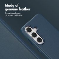Accezz Leather Back Cover with MagSafe Samsung Galaxy S26 - Nightfall Blue