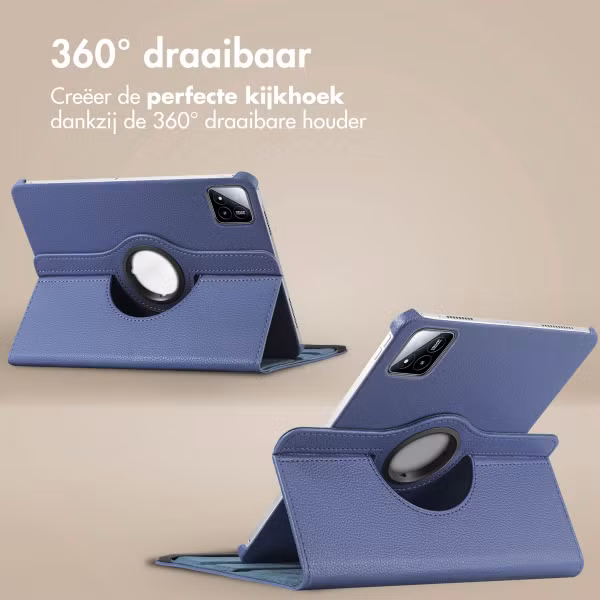 imoshion 360° draaibare Bookcase Xiaomi Pad 7 / 7 Pro - Donkerblauw