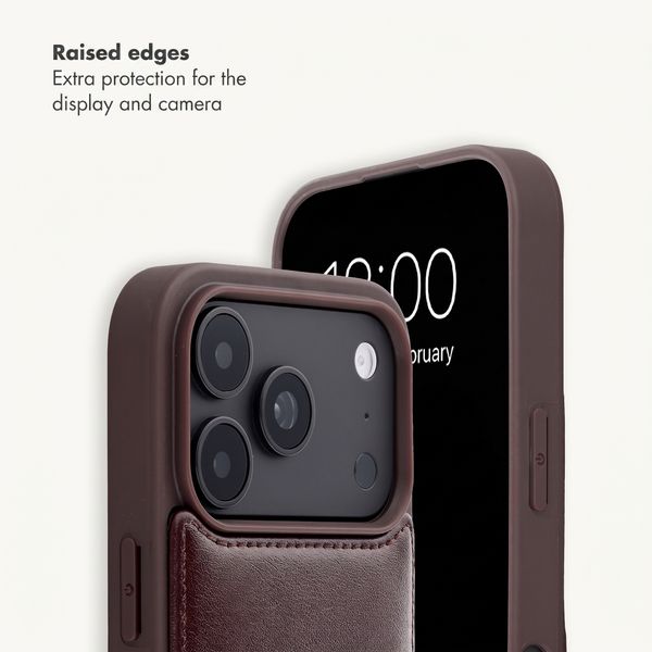 Selencia Nova Phone Case with Cord and Card Holder Apple iPhone 18 Pro Max / 17 Pro Max - Checks