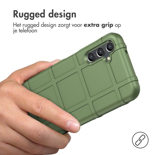imoshion Rugged Shield Backcover Samsung Galaxy A14 (5G/4G) - Donkergroen