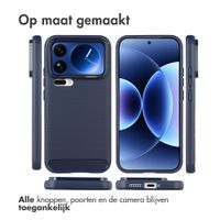 imoshion Brushed Backcover Xiaomi 17 Pro Max - Donkerblauw