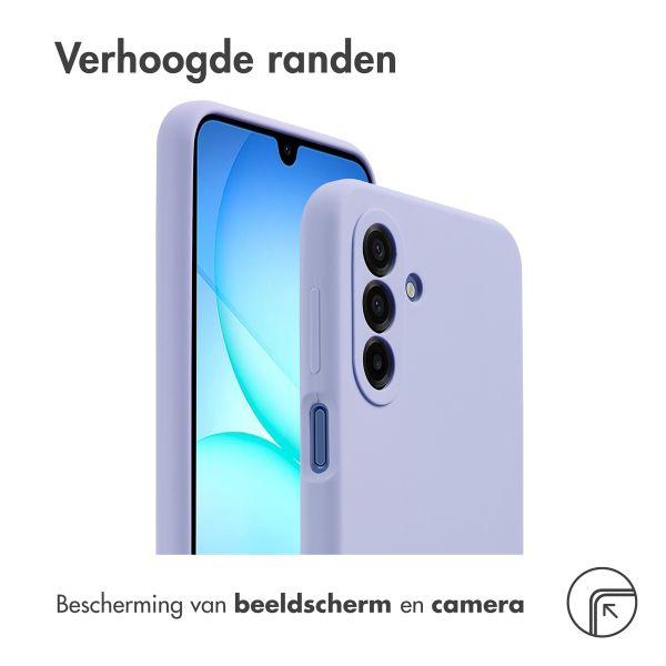 Accezz Liquid Silicone Backcover Samsung Galaxy A17 - Paars
