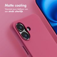 imoshion Color Backcover met afneembaar koord MagSafe Apple iPhone 16 - Raspberry