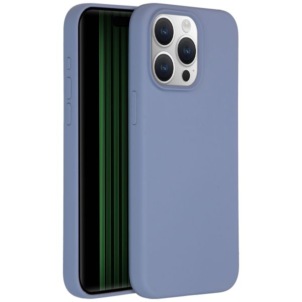 Accezz Liquid Silicone Backcover iPhone 15 Pro Max - Lavender Grey