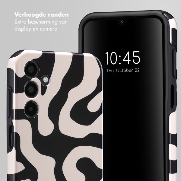 Selencia Vivid Backcover Samsung Galaxy A15 (5G/4G) - Art Wave Black