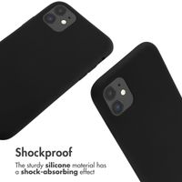 imoshion Silicone Case with Strap Apple iPhone 11 - Black