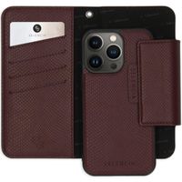 Selencia Llyr 2-in-1 Uitneembare Slang Bookcase Apple iPhone 13 Pro - Donkerrood