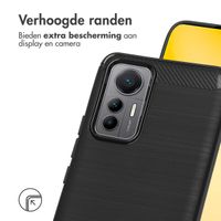 imoshion Brushed Backcover Xiaomi 12 Lite - Zwart