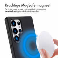 imoshion Color Backcover met afneembaar koord MagSafe Samsung Galaxy S25 Ultra - Zwart