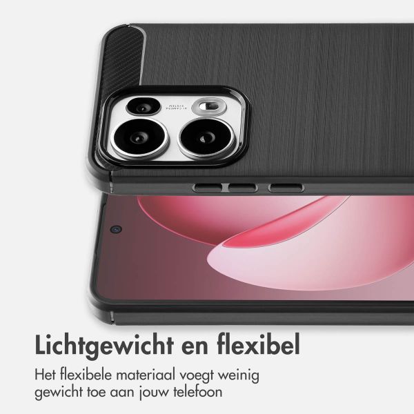 imoshion Brushed Backcover Oppo Reno 13 Pro - Zwart