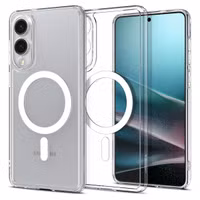 Spigen Ultra Hybrid Backcover MagSafe Samsung Galaxy S25 Edge - Clear / White