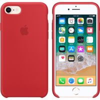 Apple Silicone Back Cover iPhone SE (2022 / 2020) / 8 / 7 - Red