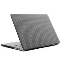 Selencia Geweven Cover voor de MacBook Pro 16 inch (2021 / 2023 M3 chip / 2024 M4 chip) - A2485 / A2780 / A2991 / A3186 / A3403 - Grijs