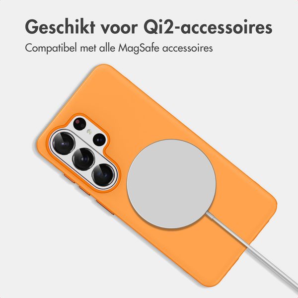 imoshion Color Backcover met Thin MagSafe Ring Samsung Galaxy S26 Ultra - Oranje