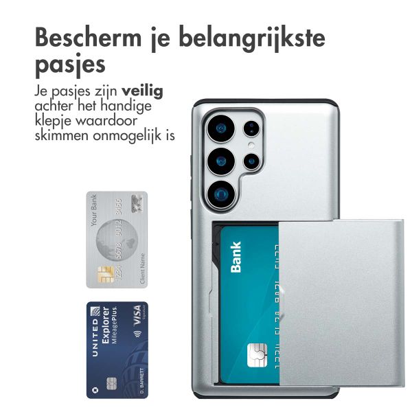imoshion Backcover met pasjeshouder Samsung Galaxy S25 Ultra - Grijs
