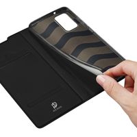 Dux Ducis Slim Softcase Bookcase Samsung Galaxy Note 20 - Zwart