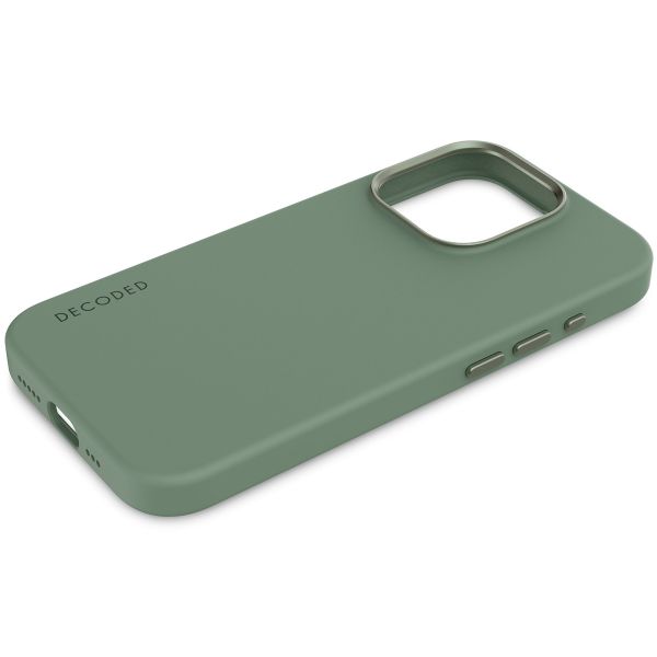 Decoded Silicone Backcover MagSafe Apple iPhone 15 Pro Max - Groen