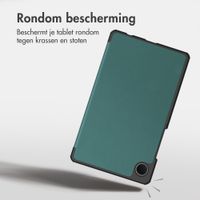 imoshion Trifold Bookcase Samsung Galaxy Tab A11 / A9 8.7 inch - Donkergroen