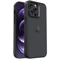 Accezz Rugged Frosted Backcover Apple iPhone 14 Pro Max - Zwart