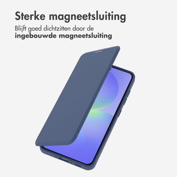 imoshion Transparante Bookcase met MagSafe Samsung Galaxy A37 (5G) - Blauw