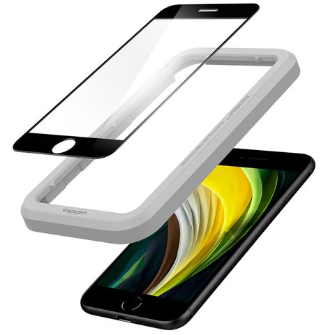 Spigen AlignMaster Full Cover Screenprotector Apple iPhone SE (2022 / 2020) / 8 / 7