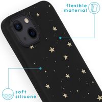 imoshion Design hoesje iPhone 13 Mini - Sterren / Zwart