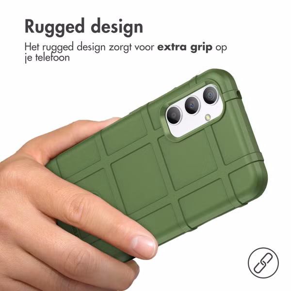 imoshion Rugged Shield Backcover Samsung Galaxy A34 (5G) - Donkergroen