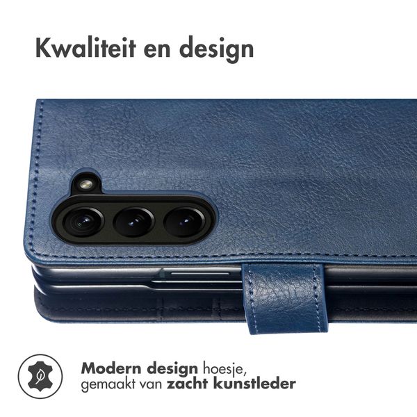 imoshion Luxe Bookcase Samsung Galaxy Z Fold 6 - Donkerblauw