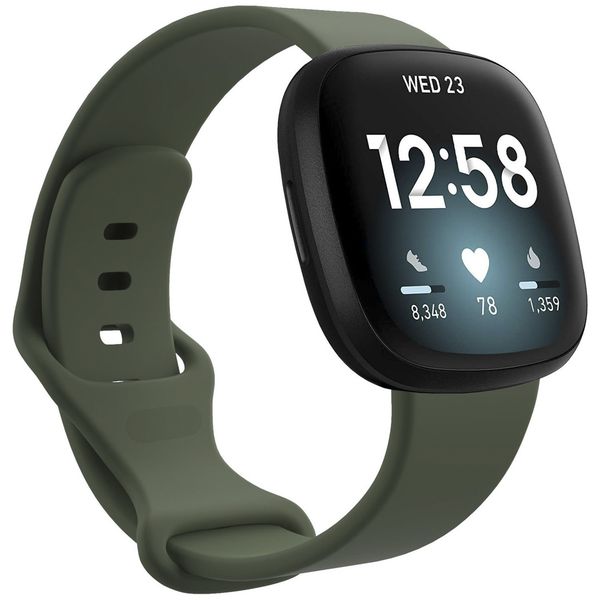 imoshion Siliconen bandje Fitbit Versa 4 / 3 / Sense (2) - Groen