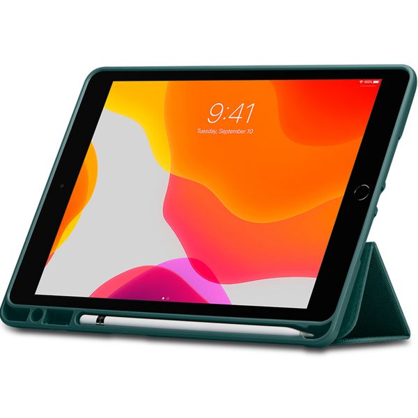 Spigen Urban Fit Bookcase iPad 9 (2021) 10.2 inch / iPad 8 (2020) 10.2 inch / iPad 7 (2019) 10.2 inch - Midnight Green