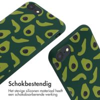 imoshion Siliconen design hoesje met koord iPhone SE (2022 / 2020) / 8 / 7 - Avocado Green