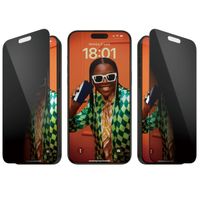 PanzerGlass Privacy Ultra-Wide Fit Anti-Bacterial Screenprotector incl. applicator Apple iPhone 15 Pro Max