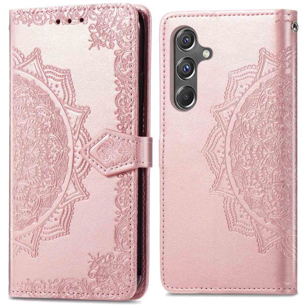 imoshion Mandala Bookcase Samsung Galaxy A15 (5G/4G) - Rosé Goud