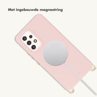 Selencia Rivièra MagSafe Backcover met afneembare haakjes Samsung Galaxy A53 - Sorbet Pink