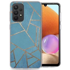 imoshion Design hoesje Samsung Galaxy A33 - Grafisch Koper / Blauw