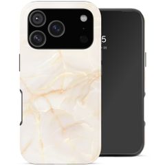 Selencia Vivid Backcover Apple iPhone 18 Pro / 17 Pro - Golden Beige Marble