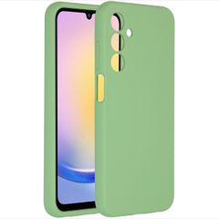 Accezz Liquid Silicone Backcover Samsung Galaxy A25 (5G) - Groen