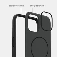 imoshion Color Backcover met Thin MagSafe Ring Apple iPhone 14 / 13 - Zwart