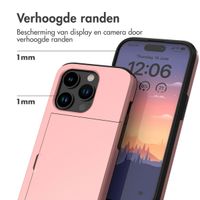 imoshion Backcover met pasjeshouder iPhone 15 Pro - Rosé Goud