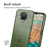imoshion Rugged Shield Backcover Nokia G10 / G20 - Donkergroen