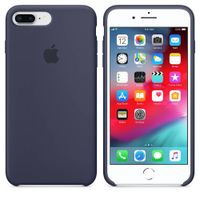 Apple Silicone Backcover Apple iPhone 8 Plus / 7 Plus - Midnight Blue