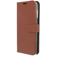 Valenta Leather Bookcase Samsung Galaxy S21 - Bruin