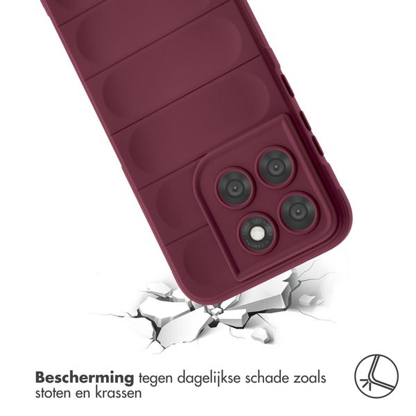 imoshion EasyGrip Backcover Motorola Moto G77 - Aubergine