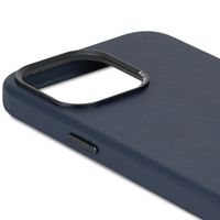 Decoded Leather Backcover MagSafe iPhone 15 Pro Max - Navy