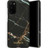 Selencia Maya Fashion Backcover Samsung Galaxy S20 - Marble Black