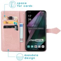 imoshion Mandala Bookcase OnePlus 10 Pro - Rosé Goud