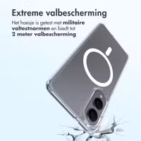 Accezz Xtreme Impact Backcover met MagSafe Samsung Galaxy S25 Edge - Transparant