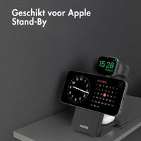 Accezz 3-in-1 Opvouwbare Draadloze MagSafe Oplader - 20W - Zwart